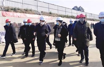 新津县委唐书记率队调研东升国际邓双项目复工情况